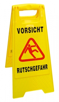 Warnschild Vorsicht Rutschgefahr Klappschild Aufsteller 63X 30X 21 CM